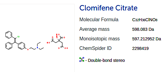 Clomiphene Citrate molecular structure