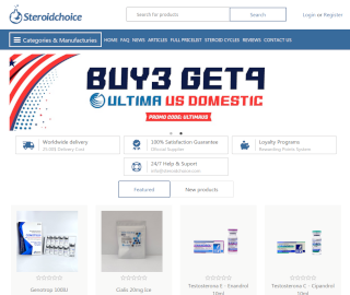 SteroidChoice.com website screenshot