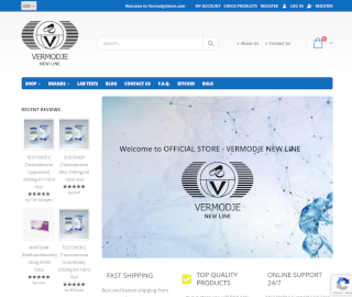 VermodjeStore website screenshot