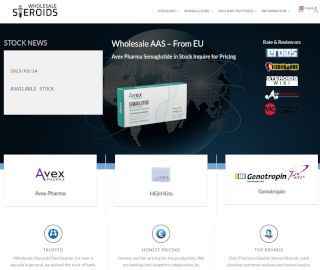 Wholesale-Steroids.cc website screenshot