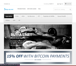 Screenshot of Buy-AS.net homepage