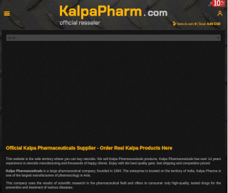 Screenshot of KalpaSale website