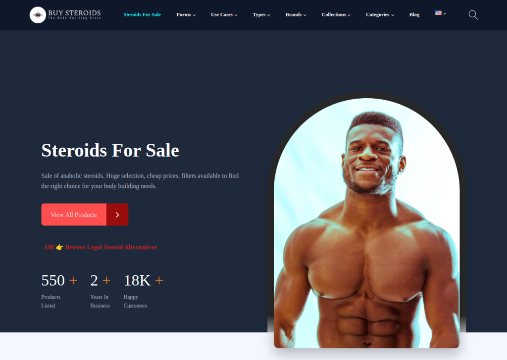buy-steroids.store website screenshot
