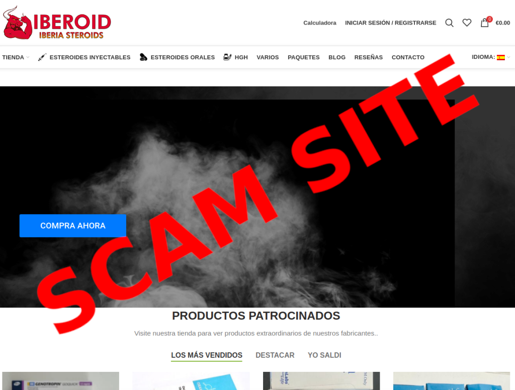 Fraudulent Frame iberoid.com